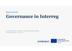 IKF session 23 May | Governance in Interreg