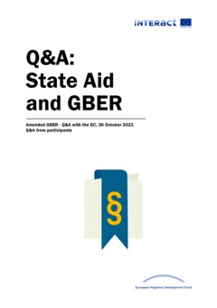 Q&A | GBER and Interreg