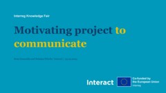 IKF session 23 May | Motivating projects to communicate