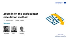 Zoom in on the draft budget method