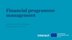 IKF session 25 May | Financial Programme Management