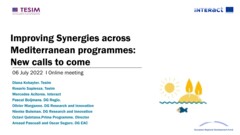 Presentation | Improving synergies in the Mediterranean: New calls | Joint Calls