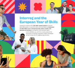 Interreg Annual event postcards exhibition