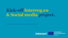 Kick-off Interreg.eu project