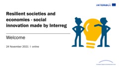 Presentation | Resilient societies and economies - social innovation made by Interreg