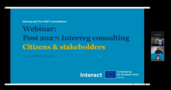 Recording Webinar on Post 2027: Interreg consulting citizens & stakeholders