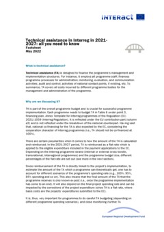 Factsheet | Technical assistance in 2021-2027
