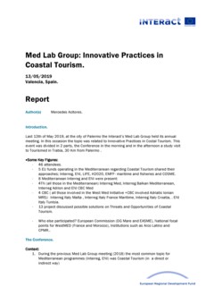 Report | Med Lab Group: Innovative Practices in Coastal Tourism